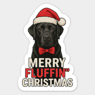 Merry Fluffin Christmas Sticker