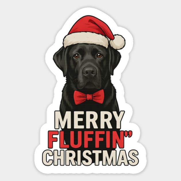 Merry Fluffin Christmas Sticker by James's Store 98