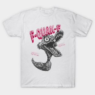 F-QUAK-E Crazy Scribble Duck Monster T-Shirt