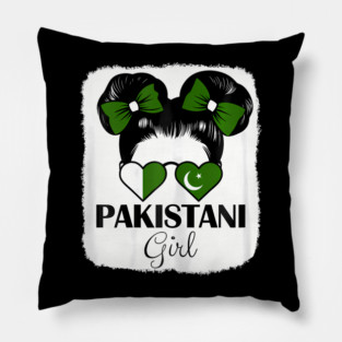 Pakistani 	 Pakistan Flag Roots Pride Heritage Pillow