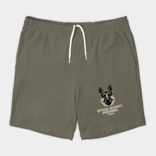 Official Security Personnel Kinda German Shepherd Funny Dog Design Shorts