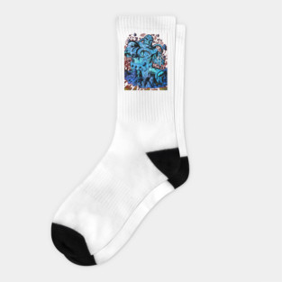 Blue Demon Socks