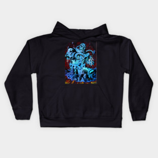 Blue Demon Kids Hoodie
