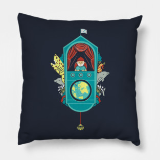 Aquatic Adventurer Pillow