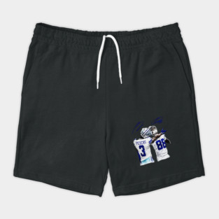 George Pickens And CeeDee Lamb Graphic, Retro Dallas Football American, Football Gift Fan 90s Vintage Unisex, Gift For Him Her Shorts