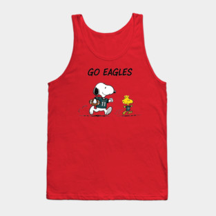 Go Eagles – Snoopy & Woodstock Football Tank Top