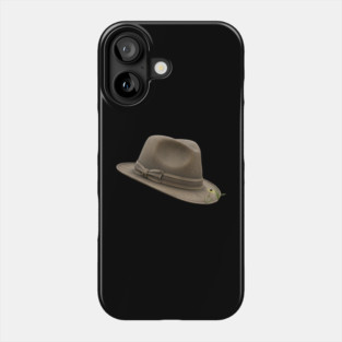 Vintage Fedora Hat Design Phone Case