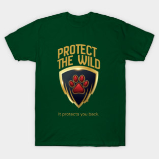Protect the Wild Native American Shirt – Wildlife Conservation & Animal Rights Tee T-Shirt