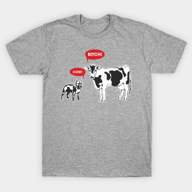 Cow Bitch Sassy Farmcore Attitude T-Shirt by Anticorporati