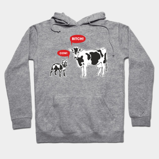 Cow Bitch Sassy Farmcore Attitude Hoodie by Anticorporati