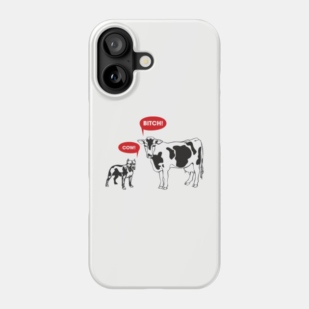 Cow Bitch Sassy Farmcore Attitude Phone Case by Anticorporati
