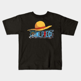 Straw Hat Symbol - One Piece Kids T-Shirt