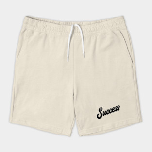 Word - Success Black Shorts