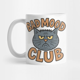 Bad Mood Club Grumpy Introvert Attitude Mug