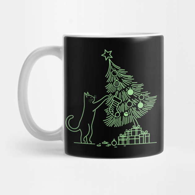 Cat And the Christmas Tree by CreativeSage