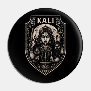 Kali Hindu Goddes Pin