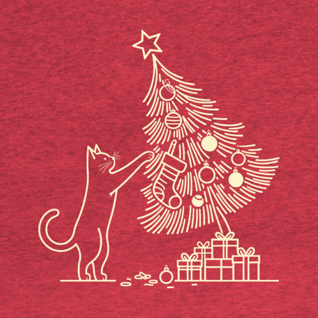 Cat And the Christmas Tree by CreativeSage