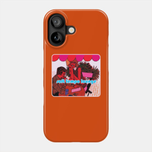 Soft Tempo illustration two (white border) Phone Case