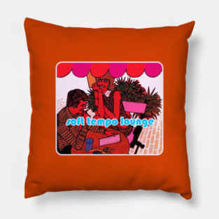 Soft Tempo illustration two (white border) Pillow
