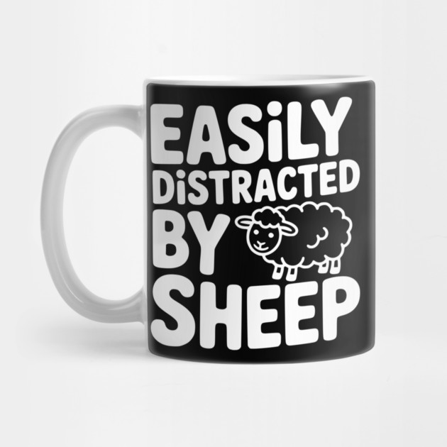 Easily Distracted by Sheep by Frank Ring
