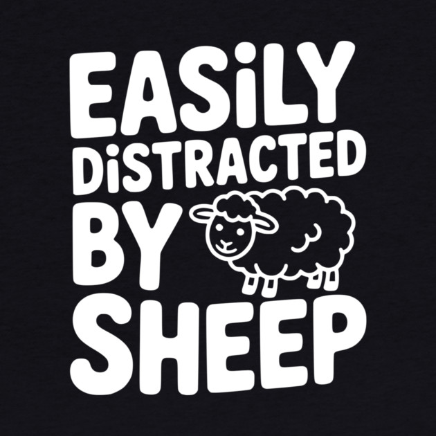 Easily Distracted by Sheep by Frank Ring