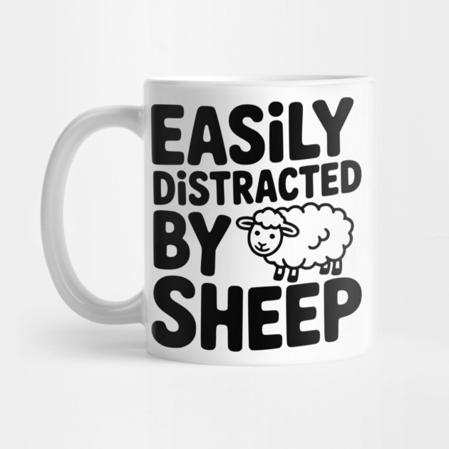 Easily Distracted by Sheep by Frank Ring