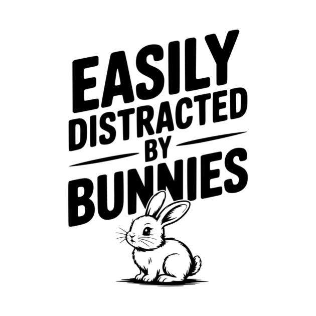Easily Distracted by Bunnies by Frank Ring