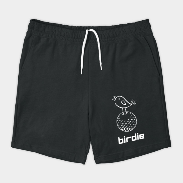 Golf Birdie T-Shirt - Funny Golf Pun Doodle Graphic Tee. Cute Bird on Golf Ball Design. Perfect Gift for Golfers and Caddies. by TurnEffect