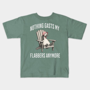 Tired White Goose: Nothing Gasts My Flabbers Anymore Kids T-Shirt
