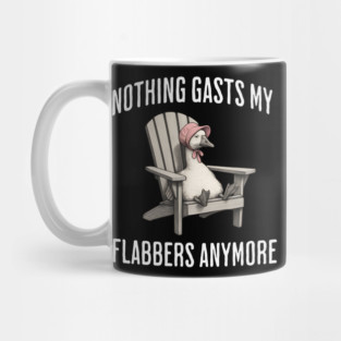 Tired White Goose: Nothing Gasts My Flabbers Anymore Mug
