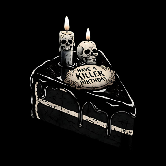 Have a Killer Birthday Skull Cake Art by Designed By Marty