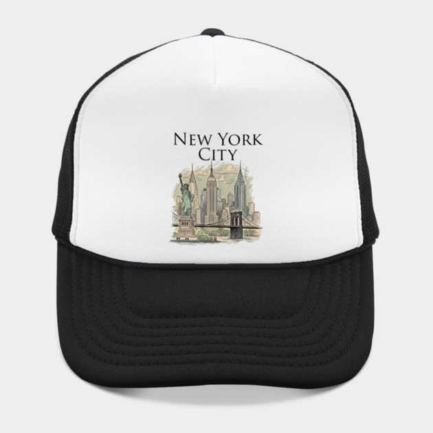 New York City Skyline Illustration by Designed By Marty