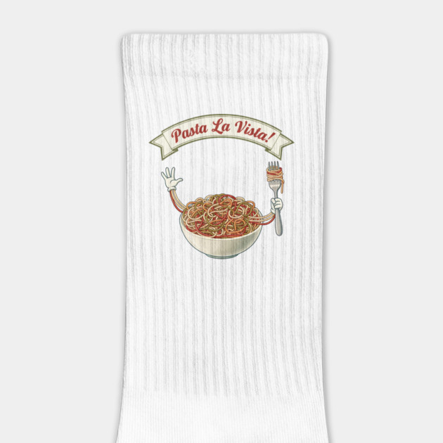 Pasta La Vista Funny Pasta Bowl Art by Designed By Marty