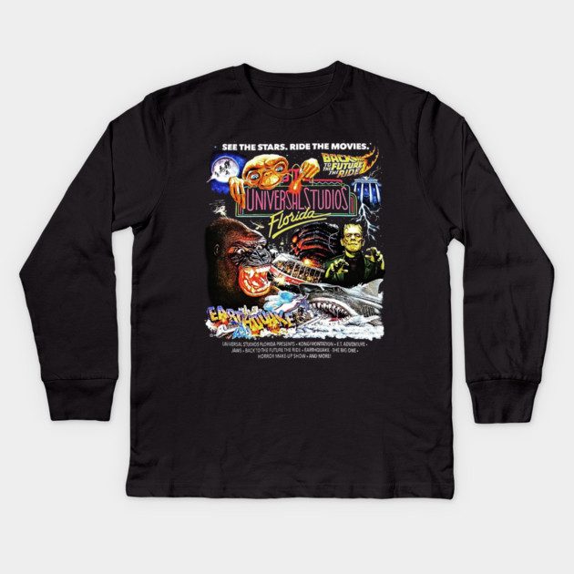 Universal Studios - Florida Kids Long Sleeve T-Shirt by nicklower