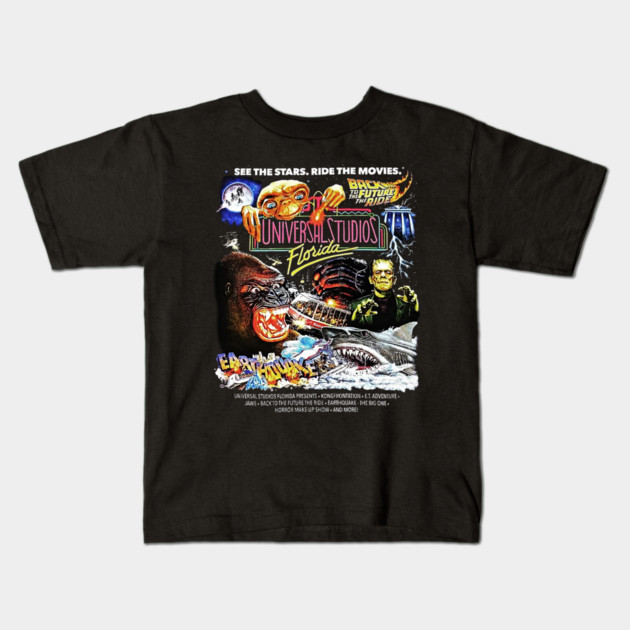 Universal Studios - Florida Kids T-Shirt by nicklower