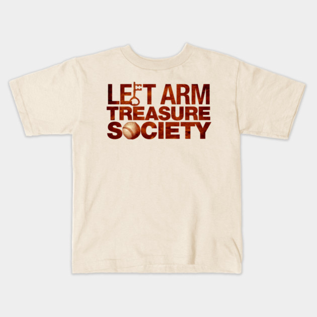 Left Arm Treasure Society Kids T-Shirt by GZM Podcasts