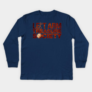 Left Arm Treasure Society Kids Long Sleeve T-Shirt