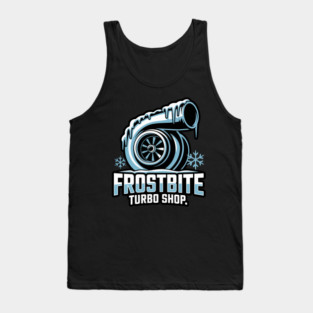 Frostbite Turbo Shop – Icy Turbo Christmas Logo Tank Top