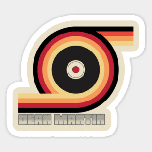 Dean Martin - Vinyl Vintage Retro Sticker