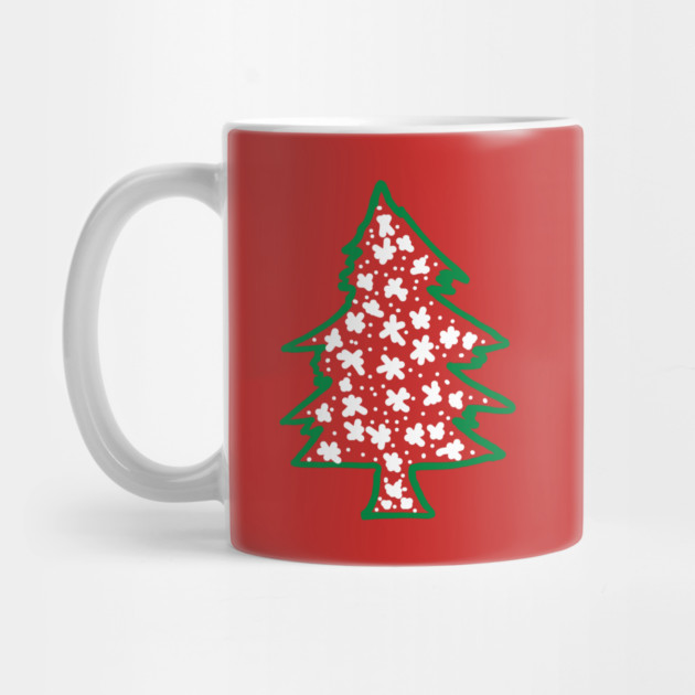 Snowy Hand Drawn Christmas Tree by Creatifly Graphic Tees