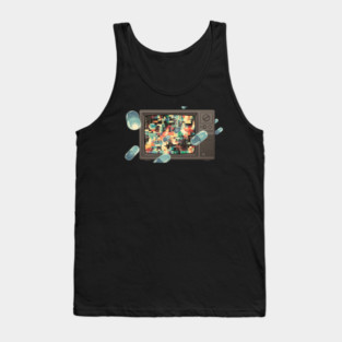 Retro Error Dimension Tank Top