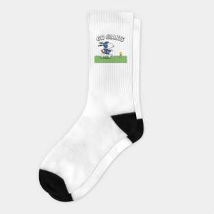 Go Giants – Snoopy & Woodstock Football Socks