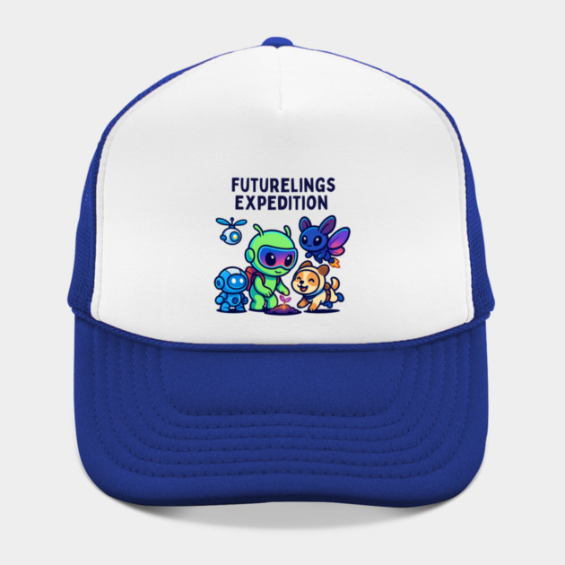 Futurelings Expedition – Cute Alien Team Growing a Sprout | Tomorrow Sprouts Tee by Anne Lee