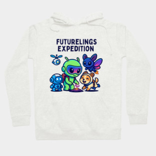 Futurelings Expedition – Cute Alien Team Growing a Sprout | Tomorrow Sprouts Tee Hoodie
