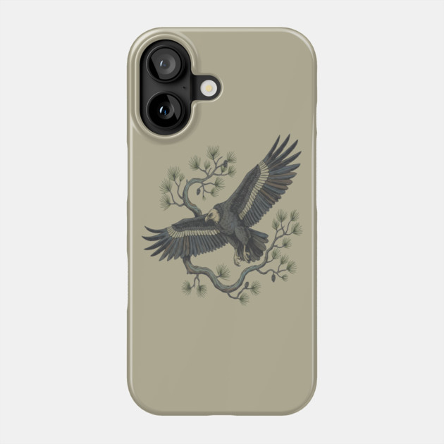 Lammergeier Bearded Vulture Bird in Flight Phone Case by BirdsnStuff