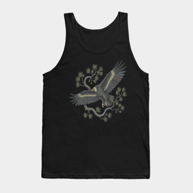 Lammergeier Bearded Vulture Bird in Flight Tank Top by BirdsnStuff