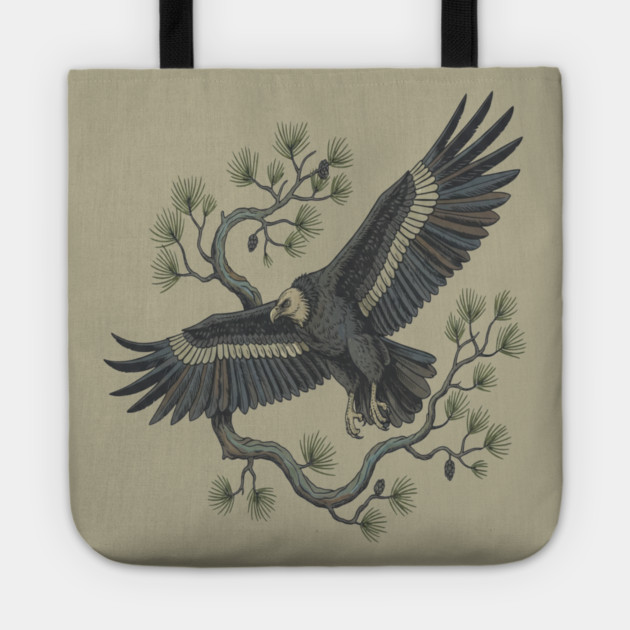 Lammergeier Bearded Vulture Bird in Flight Tote by BirdsnStuff