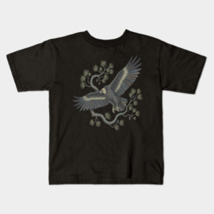 Lammergeier Bearded Vulture Bird in Flight Kids T-Shirt