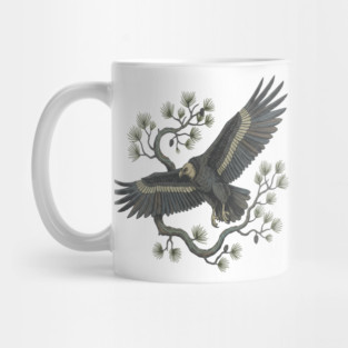 Lammergeier Bearded Vulture Bird in Flight Mug