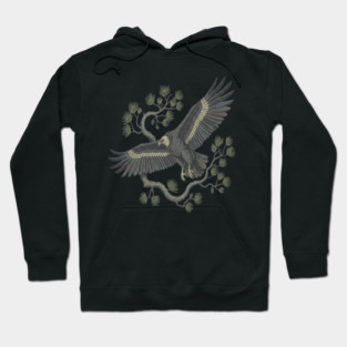 Lammergeier Bearded Vulture Bird in Flight Hoodie